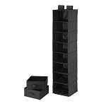 8 Shelf Organizer And 2 Drawers, Polyester