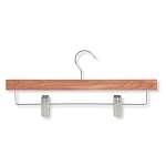 8 Pack Cedar Skirt And Pant Hanger With Clips