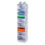 8 Shelf Hanging Organizer bluewhite