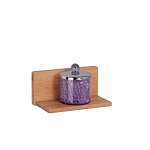 Bamboo L Shape Wall Shelf