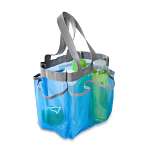 Blue 7 Pocket Shower Tote