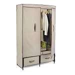 Double Door Wardrobe With 2 Drawers