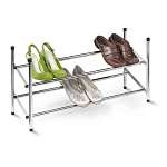 Expandable Shoe Rack, Chrome