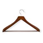 Deluxe Contoured Suit Hanger With Non Slip...