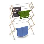Large Wood Knockdown Drying Rack 29 Linear Feet
