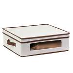 Natural Canvas Large Window Storage Box