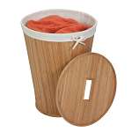 Nested Bamboo Hamper With Lid