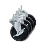 Set Of 4 Casters 4in