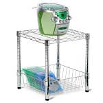 Urban Chrome Table Wbasket