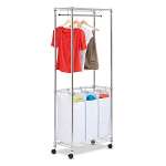 Urban Laundry Center Chrome Rolling