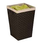 Woven Strap Hamper With Liner