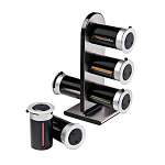 6 Pc Zero Gravity Countertop Magnetic Spice Stand