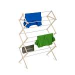 Wood Knockdown Drying Rack 24 Linear Feet