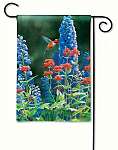 Hummingbird Flight Garden Flag