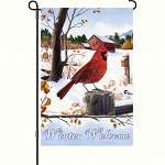 Cardinal Morning Garden Flag