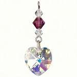 Birthstone Angel Suncatcher February Amethyst