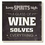 Keep Spirits High Coasters Set of 4