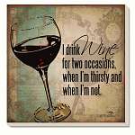 I Drink Wine Coasters Set of 4