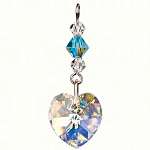 Birthstone Angel Suncatcher March Aquamarine
