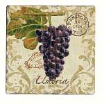 Vista Grapes Tumbled Tile Coasters Set of 4