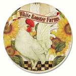 Farmland Rooster Coasters Set of 4