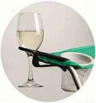 Black Wine Glass Holder Hook