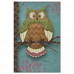 Whimsical Owl on Blue Thank You Notes