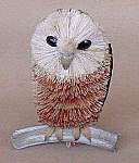 Owl On Branch Brushart Dcor