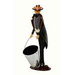 Waiter with Large Pail