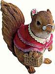 Grandma Squirrel Statue