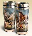 Mustang Steel Travel Mug 16 oz