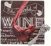 The World of Wine Serving Plate & Spreader Set
