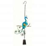 Peacock Ornament with Bell