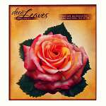 Pink Roses Deco Parchment Leaves