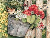 Floral Fence Puzzle 300 pcs