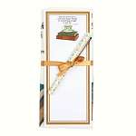 Books n Tea Flour Sack Towel and Magnetic Pad Set