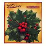 Holly Deco Parchment Leaves