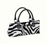 Wine Clutch - Zebra Safari