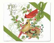 Holly and Ivy Flour Sack Towel set of 2