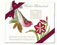Purple Finch Flour Sack Towel