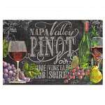 Chalkboard Wine Paper Placemats 24 per set