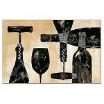 Wine Shadows Paper Placemats 24 per set