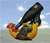 Rooster Wine Holder