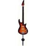 Orange & Black 5-String Bass Guitar...