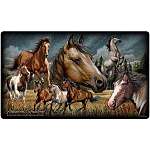Mustang Collage Cutting Board