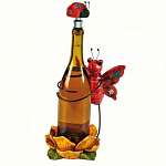 Polystone Butterfly Wine Bottle Holder