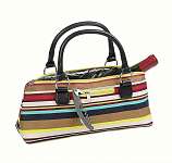 Wine Clutch - Nautical Stripe Sassy