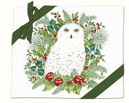 Snowy Owl Flour Sack Towel set of 2