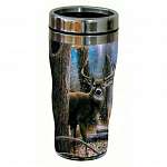 Woodland Sentry Buck Travel Tumbler