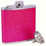 AF6 Glitter Pink Stainless Steel Flask